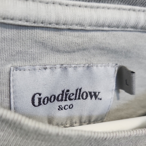 Goodfellow & Co Men's Gray Long Sleeve Tee - Picture 2 of 2